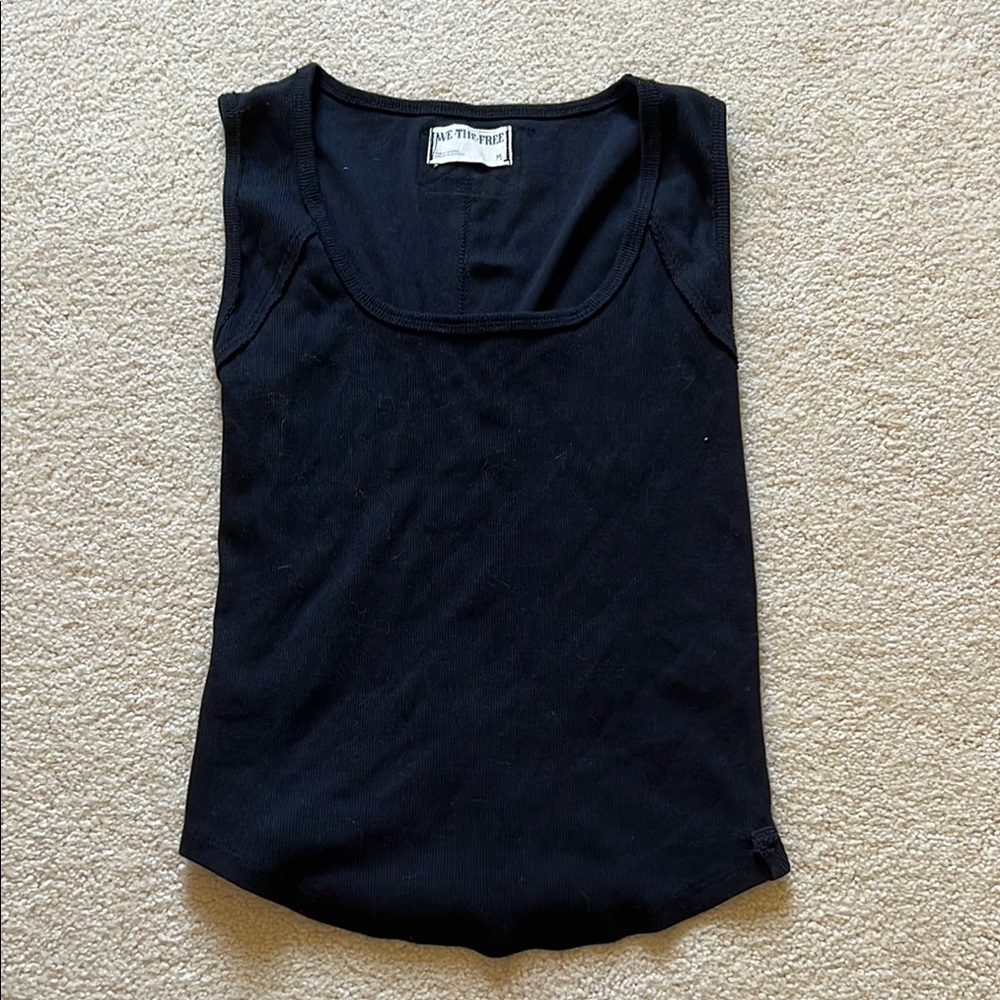 Free People Black Tank Top
